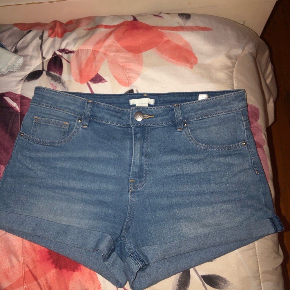 H&M High Waisted Jean Shorts